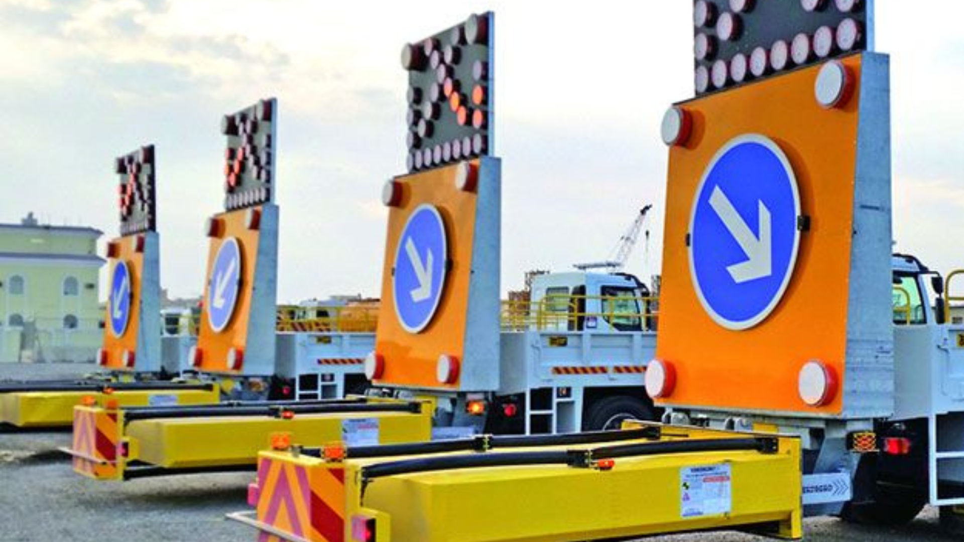 Orange Navy Blue and White Geometric Modern Professional Logistics Company Presentation (13)