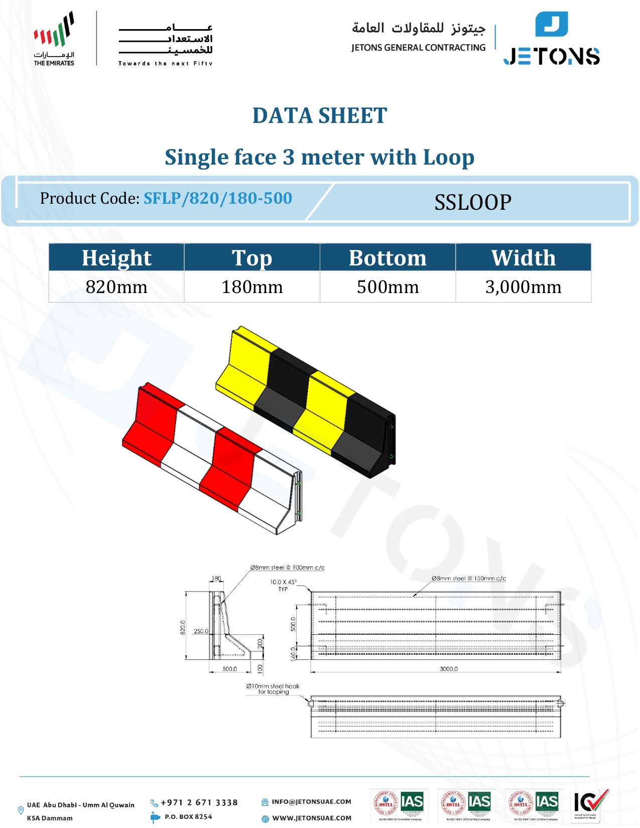Single face 3 Meter with loop_page-0001